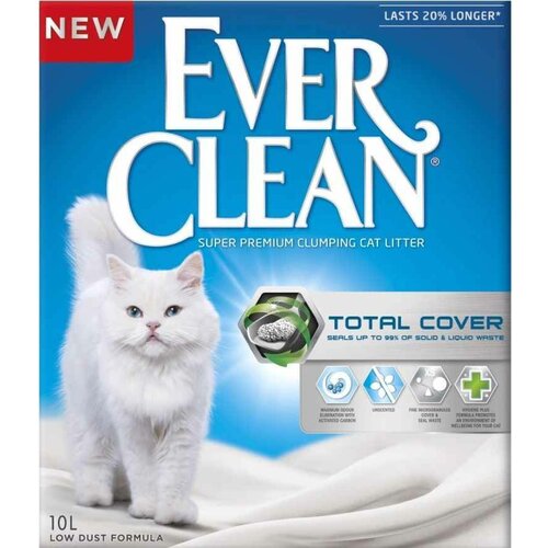 Clorox International Even Clean posip za mačke Total Cover - grudvajući 10L Slike