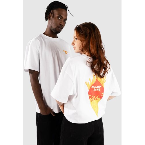 Macba Life Fries T-shirt white Slike