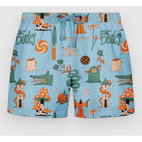 The Dudes European Fantasy Blue Boardshorts multicolor Cene