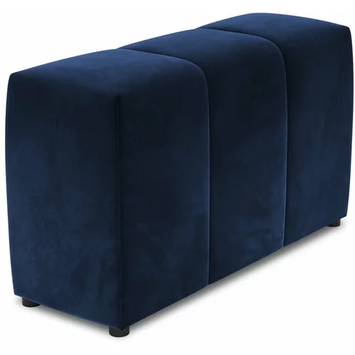 Cosmopolitan Design Modro žametno naslonjalo za modularni kavč Rome Velvet - Cosmopolitan Design