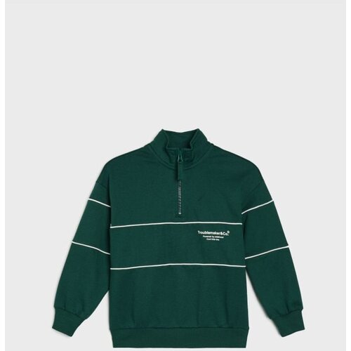 Sinsay Dreserica half-zip s natpisom Cijene