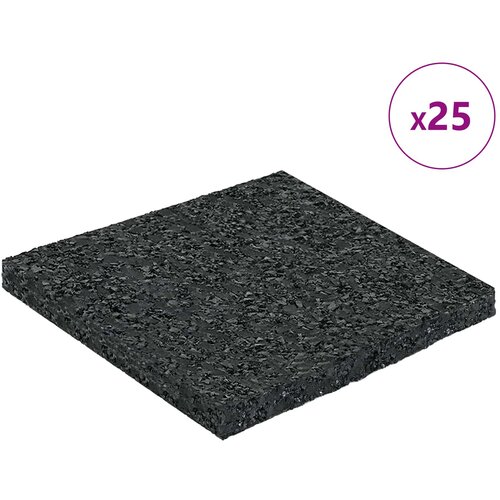  Gumenasti granulatni vanjski pod Crna 9 x 9 x 0,6 cm Guma Slike