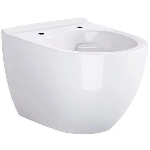 CAMARGUE san Francisco Zidna WC školjka (Bez ruba, Bez posebne glazure, Oblik ispiranja: Duboko, WC odvod: Vodoravno, Bijele boje)