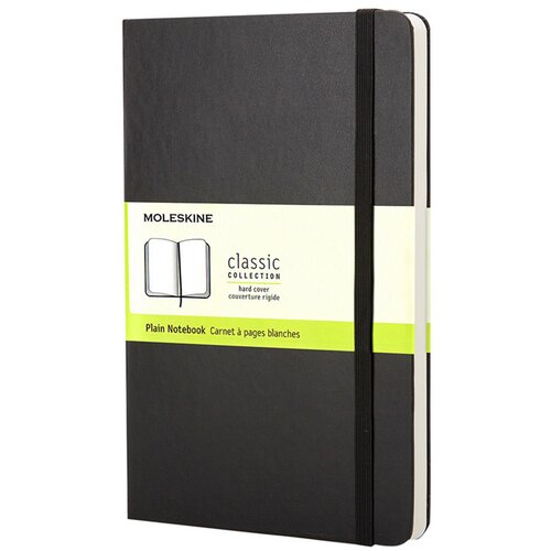 Moleskine Beležnica LG trde platnice, črna - brezčrtna Cene