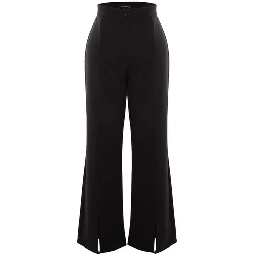 Trendyol Curve Black Slit Detailed Trousers