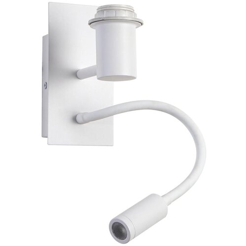  Brilagi - LED fleksibilna zidna lampa NUBILA 1xE27/25W/230V + LED/3W bela Cene