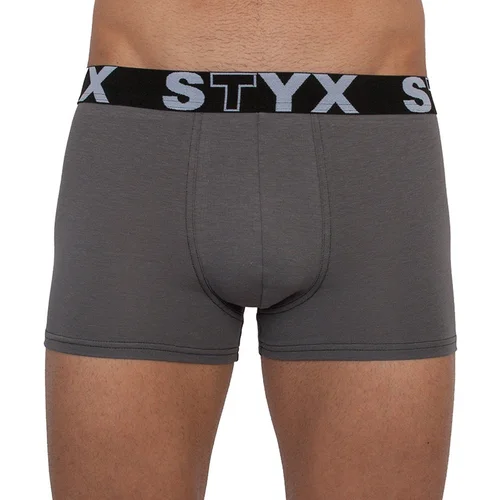 STYX Men's boxers sports rubber dark gray