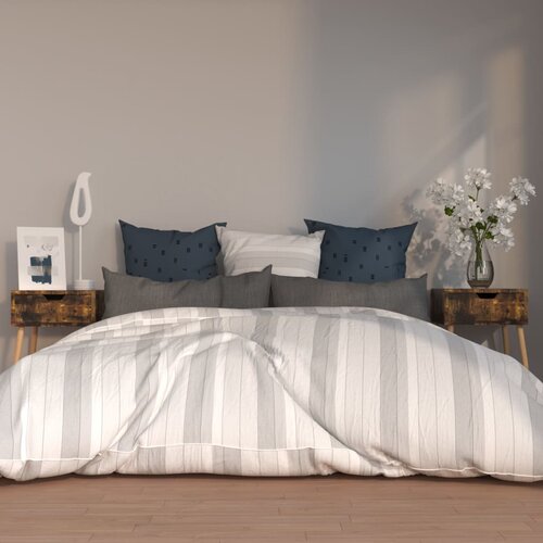 vidaXL noćni ormarići 2 kom boja dimljenog hrasta 40x40x56 cm iverica Cijene
