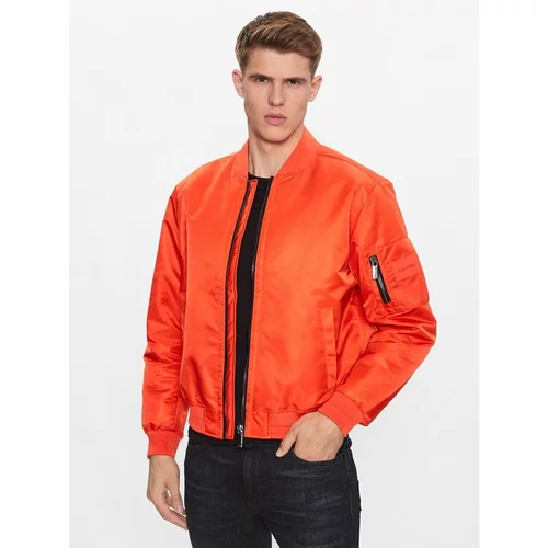 Calvin Klein Bomber jakna Hero K10K109907 Oranžna Regular Fit