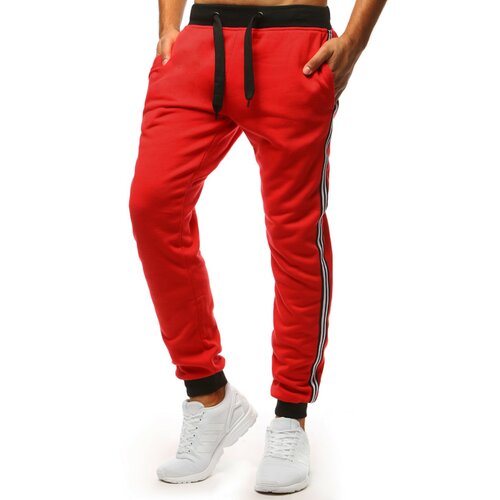 DStreet Red men's sweatpants UX3536 Slike