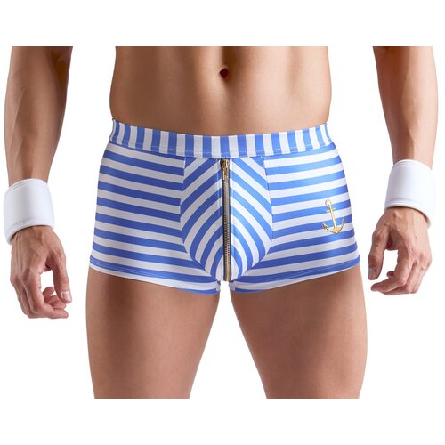 Svenjoyment Sailor Pants with Stripes & Cuffs 2180561 Blue-White L Cijene