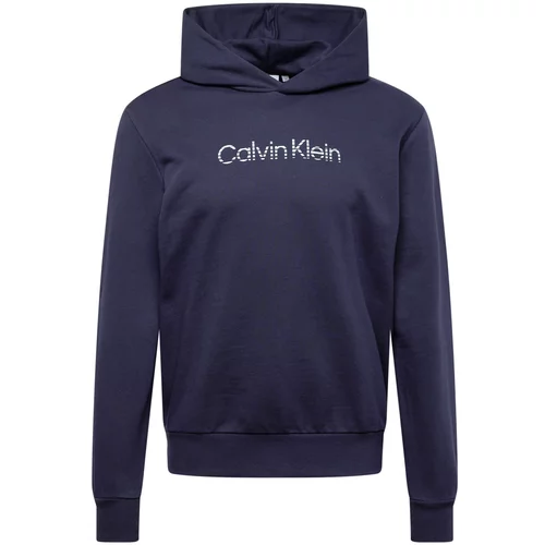Calvin Klein Sweater majica tamno plava / bijela