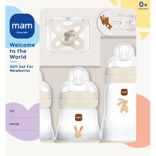 Mam Welcome to the World 0m+ poklon set za bebe Beige 1 kom Slike