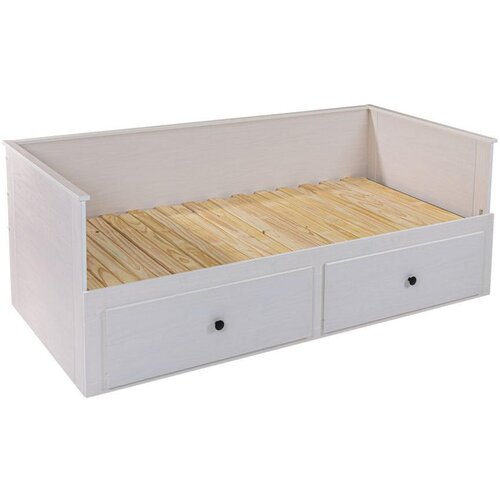 CARRYHOME RAZTEGLJIVA POSTELJA 200 cm x 90/180 cm , bela Slike