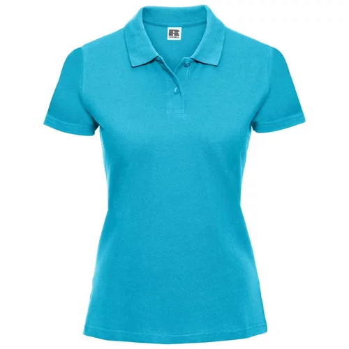 RUSSELL Turquoise Women's Polo Shirt 100% Cotton