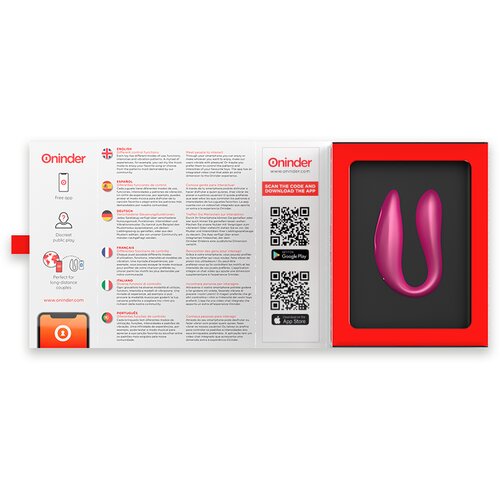 Oninder G-SPOT &amp;amp; CLITORAL STIMULATOR PINK - FREE APP Slike
