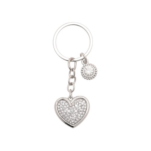 Widdop &amp;amp; Co. Sophia - Privezak za ključeve - Sophia, Heart with Clear Crystals Slike