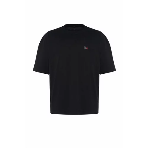 Trendyol T-Shirt - Black - Oversize