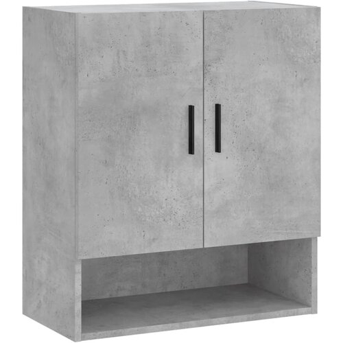 Maison Chic Stenska omarica - Zidna omarica betonsko siva 60x31x70 cm inženirski les iu1176, (22063040) Slike