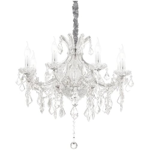 Ideal Lux kristalni luster na lancu napoleon 8xE14/40W/230V prečnik 67 cm hrom Cene