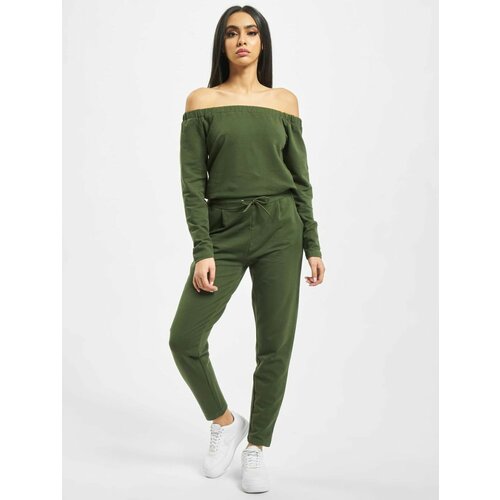 DEF Jumpsuits Stretch in olive Slike