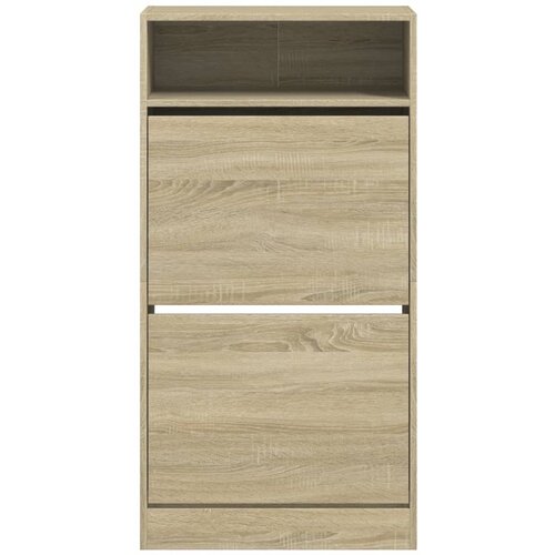  za cipele boja hrasta 60x34x116 cm konstruirano drvo Slike