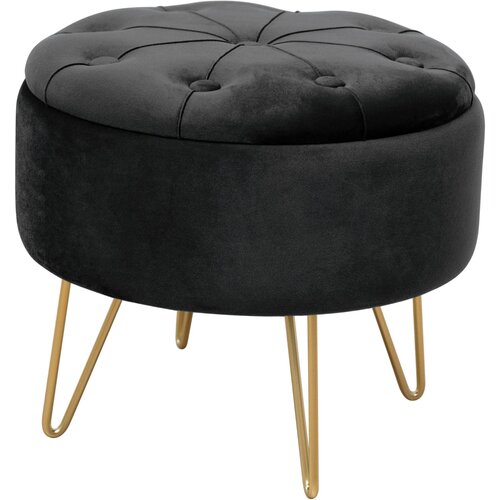 AKORD PUFA CARO BLACK, (21714144) Cene