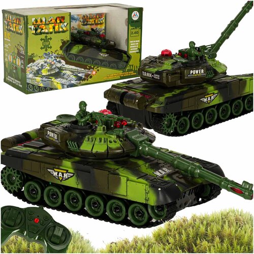 Rc tank na daljinsko upravljanje 2,4 GHz &ndash; gozdna kamuflaža - Najstniki Cene