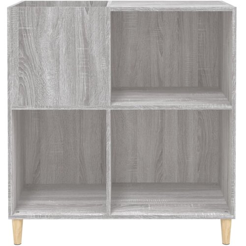  Ormarić za ploče boja hrasta 84,5x38x89 cm konstruirano drvo Siva Slike