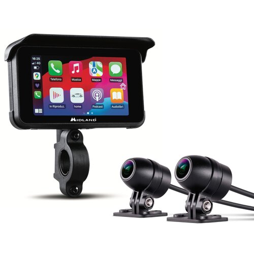 Midland BikePlay Guardian automobilska kamera sa GPS sustavom, GPS modul, sustav kontrole tlaka u gumama, vodootporno ku Cijene