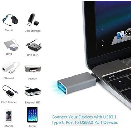 X Wave adapter otg tip-c na USB3.0,mu&amp;scaron;ki-ženski Slike