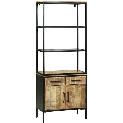  Highboard s ladicama Smeđa 70 x 35 x 180 cm Čvrsto drvo manga Cijene