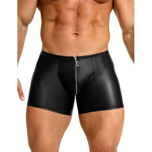 SuperLove Alpha Men Boxer with Zipper 290 Black S Cene