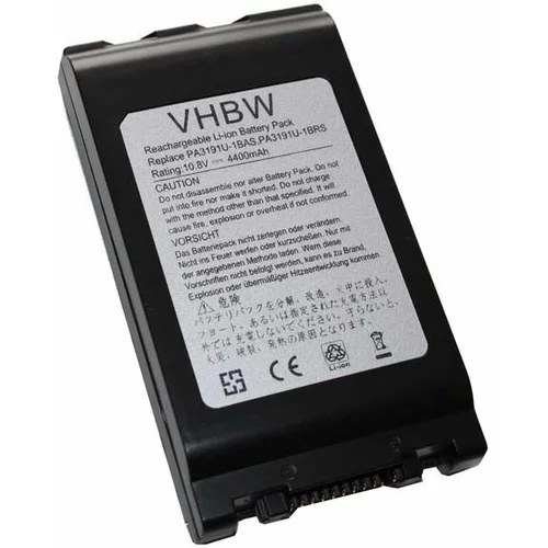VHBW Baterija za Toshiba Satellite 6000 / 6100 / 6050 / R10 / R20 / R25, 4400 mAh