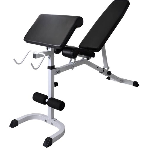  Klupa za vježbanje sa stalkom za utege i setom utega 60,5 kg Slike