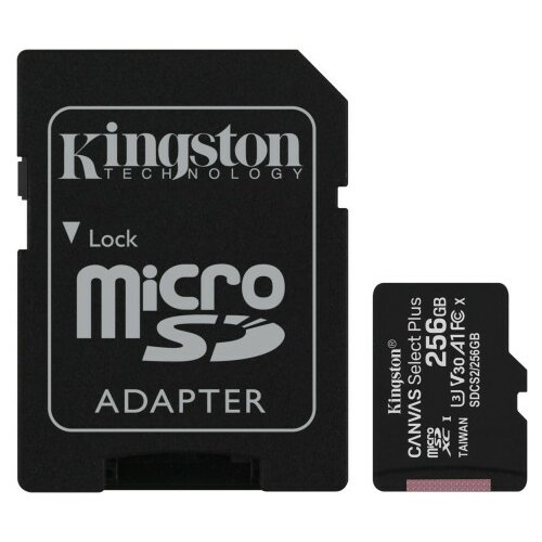 Micro SD Kingston 256GB Canvas Select Plus, SDCS2/256GB + sd adapter Cene