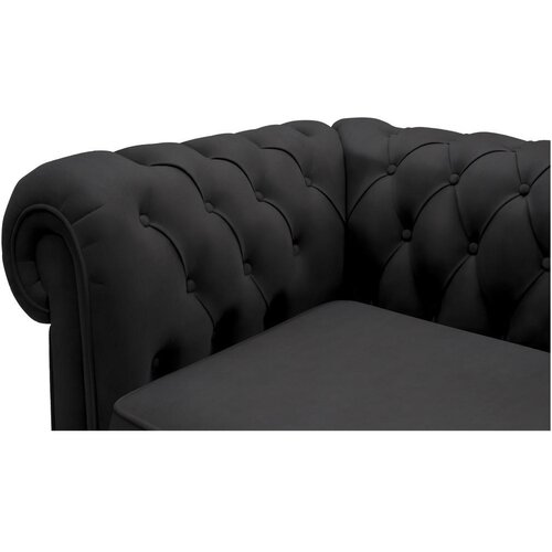 Landscape CHESTERFIELD ZOFA, črna tekstil Slike