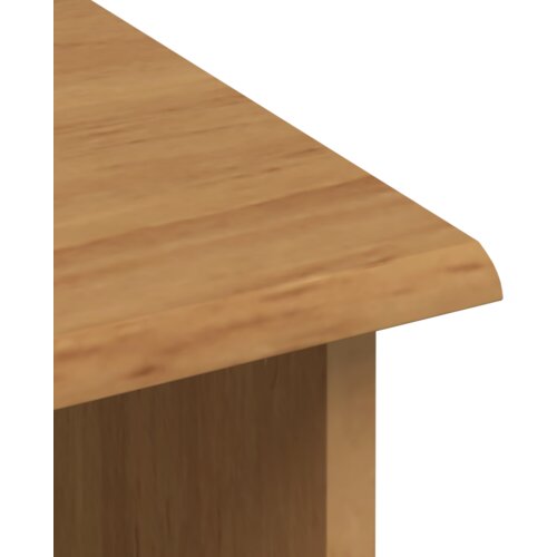 VidaXL Hutch &amp;#039;ASKIM&amp;#039;u boji meda 91x40x183 cm od čvrstog borovog drveta Slike