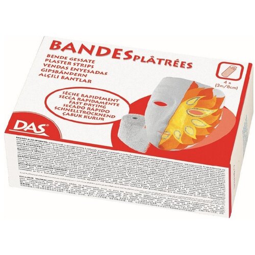 Trake za modeliranje DAS Plaster Strips - 4x 3m-8cm (trake za) Slike