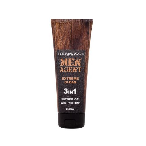 Dermacol Men Agent Extreme Clean 3in1 gel za prhanje 250 ml za moške Cene