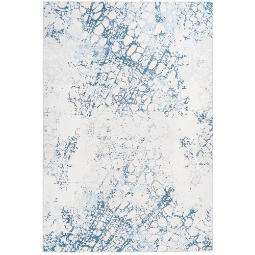 Kayoom RAVNO TKANA PREPROGA Galaxy 725 Creme / Blau 80/150 cm tkano modra, krem barve Cene