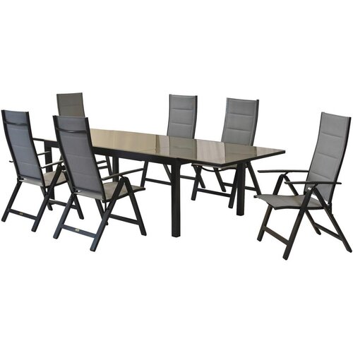 Gardenson Vrtni Set Florenz, 7-Delni, Raztegljiva Miza Cene