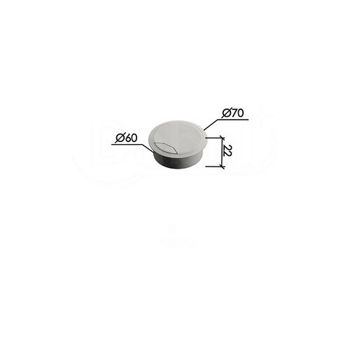 Dabel rozeta za kablove MA04 fi60/70/22mm DBP1 siva/bela Cene
