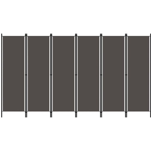 Sobna pregrada sa 6 panela antracit 300 x 180 cm Cene