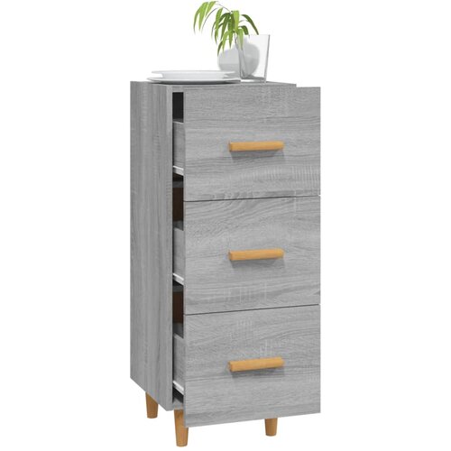  Komoda boja hrasta sonome 34,5x34x90 cm od konstruiranog drva Slike