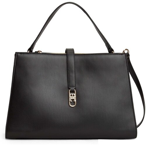 Tommy Hilfiger Ročne torbice Th Libre Med Satchel Črna Slike