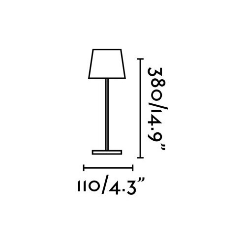 Faro 70776 - LED Spolja&amp;scaron;nja stona lampa na dodir TOC LED/2,2W/230V IP54 Slike