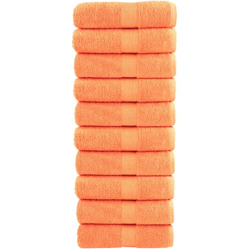 Premium ručnici za pranje SOLUND 10 kom. narančaste boje 30x30 cm 600 g/m² Cene