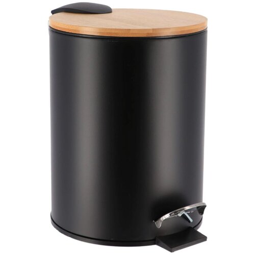 Tendance kanta za smeće na pedalu 2,5l soft close metal-bambus, crna Cijene
