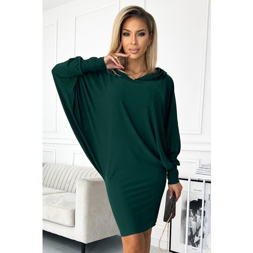 Numoco Dress with batwing sleeves and hood Slike